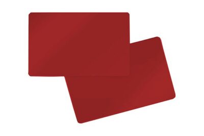 Plastkort Burgunder 0,76mm 100 stk/pakke